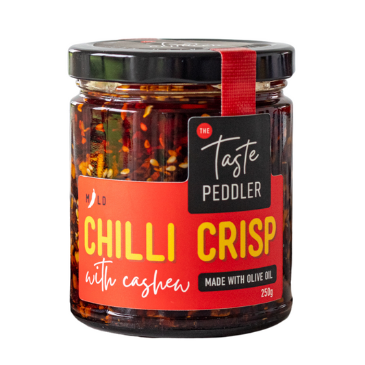 Taste Peddler Chilli Crisp with Cashew and Olive Oil, 250g